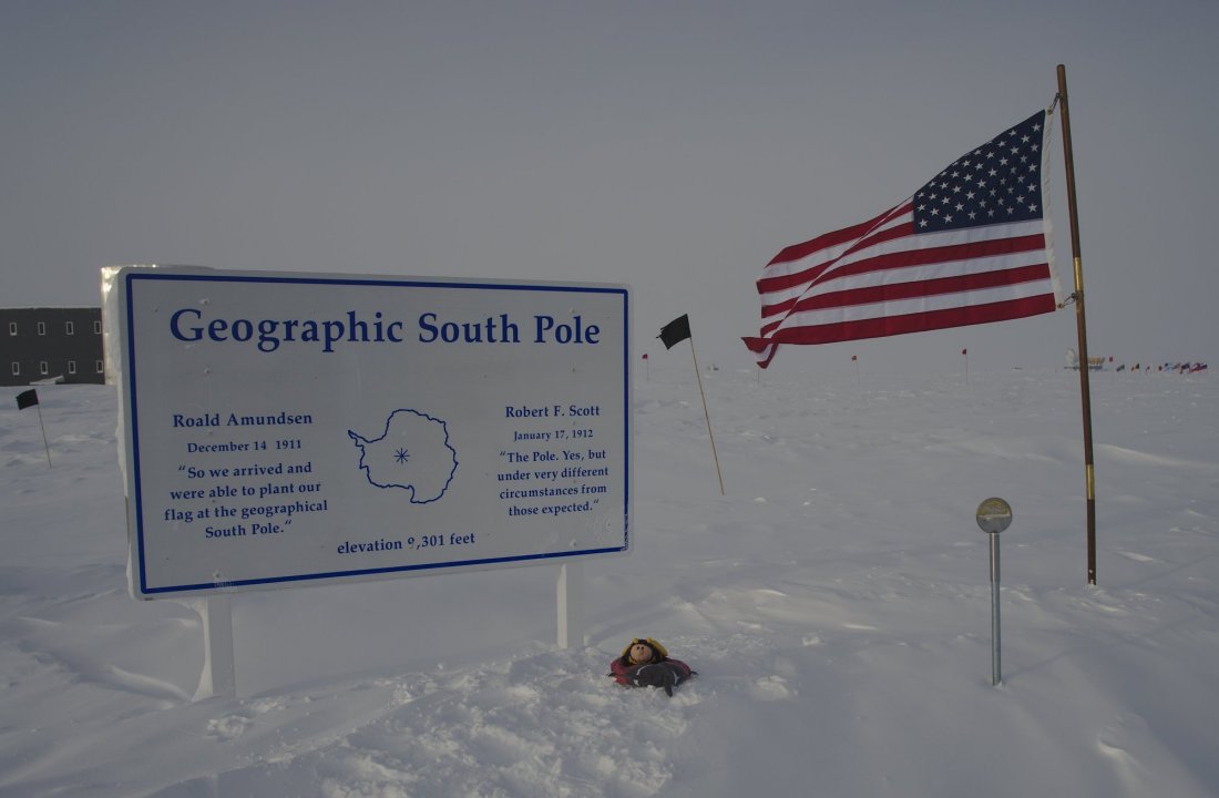 The geographic South Pole